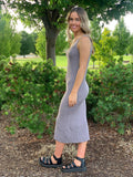 Sasha Knit Dress - Mushroom Grey